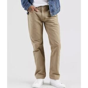 Levi's Classic 514 Straight Fit Jeans (36x35) Canvas Brown 00514-0692